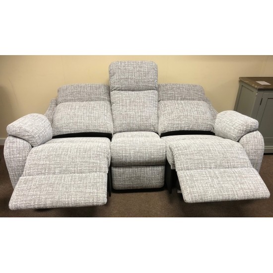  SHOWROOM CLEARANCE ITEM - G Plan Kingsbury 3 Seater Sofa Recliner and Recliner Chair - Full Power Actions & Adjustable Lumbar and Neck Pillows