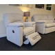  SHOWROOM CLEARANCE ITEM - G Plan Chloe Suite - 3 Seater Sofa & Power Recliner