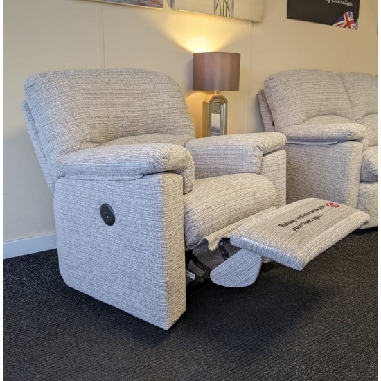  SHOWROOM CLEARANCE ITEM - G Plan Chloe Suite - 3 Seater Sofa & Power Recliner