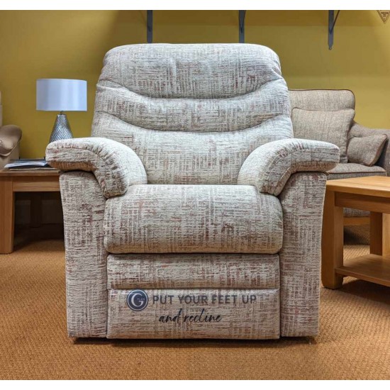  SHOWROOM CLEARANCE ITEM - G Plan Ledbury Suite - 3 Seater Sofa and Power Recliner with Adjustable Lumbar & Headrest