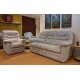  SHOWROOM CLEARANCE ITEM - G Plan Ledbury Suite - 3 Seater Sofa and Power Recliner with Adjustable Lumbar & Headrest