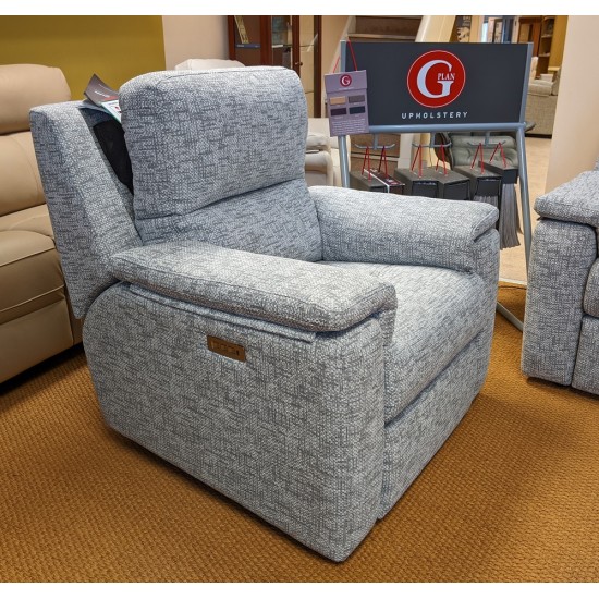  SHOWROOM CLEARANCE ITEM - G Plan Harper Large Sofa & Power Recliner with Adjustable Head Cushion & Lumbar Support