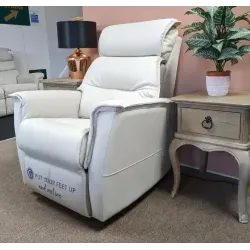  SHOWROOM CLEARANCE ITEM - G Plan Solna Swivel Power Recliner Chair with Adjustable Headrest & Lumbar