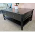  SHOWROOM CLEARANCE ITEM - Laura Ashley Henshaw 2 Drawer Coffee Table in Black