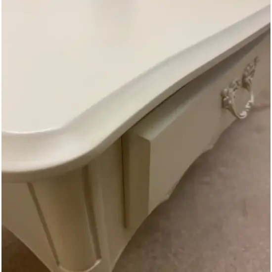  SHOWROOM CLEARANCE ITEM - Laura Ashley Provencale 2 Drawer Coffee Table in Dove Grey shade