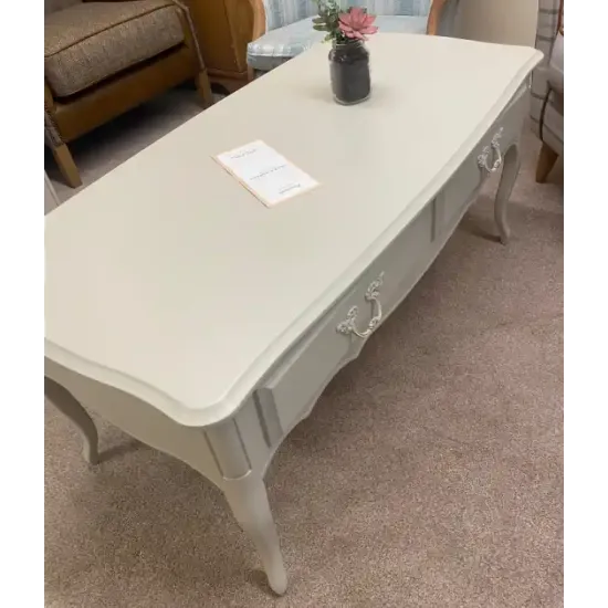  SHOWROOM CLEARANCE ITEM - Laura Ashley Provencale 2 Drawer Coffee Table in Dove Grey shade