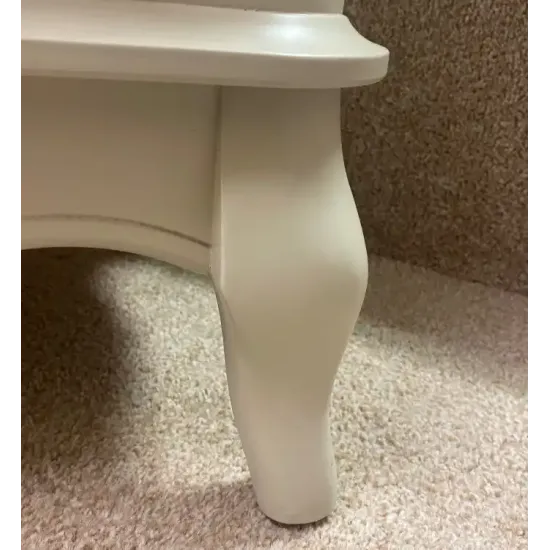  SHOWROOM CLEARANCE ITEM - Laura Ashley Provencale 1 Drawer Corner TV Unit in Dove Grey