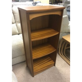  SHOWROOM CLEARANCE ITEM - Nathan Furniture 6994 Mid Height Single Bookcase in Teak - ONLY ONE LEFT!!