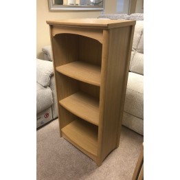  SHOWROOM CLEARANCE ITEM - Nathan Furniture 8994 Mid Height Single Bookcase in Oak - ONLY ONE LEFT!!