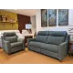  SHOWROOM CLEARANCE ITEM - Parker Knoll Alina Sofa & Power Plus Recliner Chair