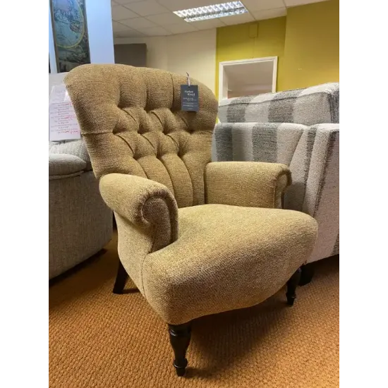  SHOWROOM CLEARANCE ITEM - Parker Knoll Edward Chair in Ragley Plain Red 