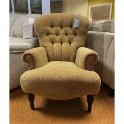  SHOWROOM CLEARANCE ITEM - Parker Knoll Edward Chair in Ragley Plain Red 