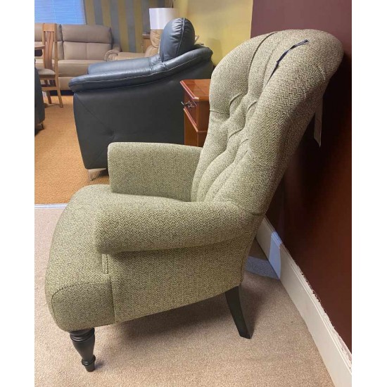  SHOWROOM CLEARANCE ITEM - Parker Knoll Edward Chair in Contour Forest fabric