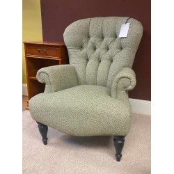  SHOWROOM CLEARANCE ITEM - Parker Knoll Edward Chair in Contour Forest fabric