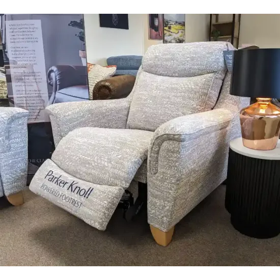  SHOWROOM CLEARANCE ITEM - Parker Knoll Manhattan Sofa & Power Recliner Chair with Adjustable Headrest & Lumbar & Heated Seat
