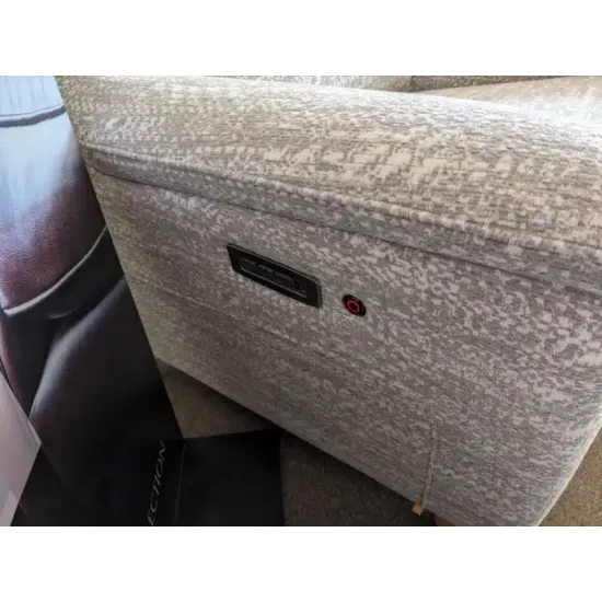  SHOWROOM CLEARANCE ITEM - Parker Knoll Manhattan Sofa & Power Recliner Chair with Adjustable Headrest & Lumbar & Heated Seat