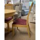  SHOWROOM CLEARANCE ITEM - Shadows Furniture 115 Extending Table & Four 225 Ladderback Chairs