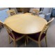  SHOWROOM CLEARANCE ITEM - Shadows Furniture 115 Extending Table & Four 225 Ladderback Chairs