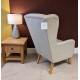  SHOWROOM CLEARANCE ITEM - Vale Bridgecraft Edwin Chair in Clay Fabric