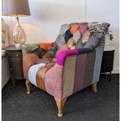  SHOWROOM CLEARANCE ITEM - Vintage Sofa Company Bamford Club Patchwork Chair