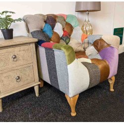  SHOWROOM CLEARANCE ITEM - Vintage Sofa Company Bamford Club Patchwork Chair