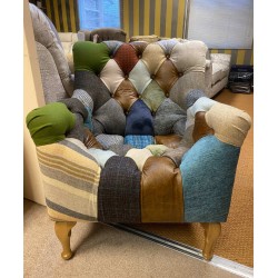  SHOWROOM CLEARANCE ITEM - Vintage Sofa Company Bamford Club Patchwork Chair