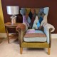  SHOWROOM CLEARANCE ITEM - Vintage Sofa Company Barnard Patchwork Chair
