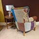  SHOWROOM CLEARANCE ITEM - Vintage Sofa Company Barnard Patchwork Chair