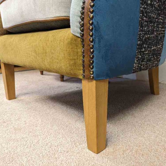  SHOWROOM CLEARANCE ITEM - Vintage Sofa Company Barnard Patchwork Chair