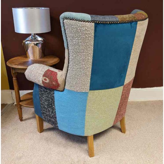  SHOWROOM CLEARANCE ITEM - Vintage Sofa Company Barnard Patchwork Chair