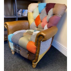  SHOWROOM CLEARANCE ITEM - Vintage Sofa Company Gotham Harlequin Chair