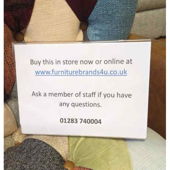  SHOWROOM CLEARANCE ITEM - Vintage Sofa Company Gotham Harlequin Chair