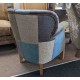  SHOWROOM CLEARANCE ITEM - Vintage Sofa Company Governor Patchwork Chair