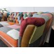 SHOWROOM CLEARANCE ITEM - Vintage Sofa Company Rutland Harlequin Patchwork 2 str Sofa SHOWROOM CLEARANCE ITEM - Vintage Sofa Company Rutland Harlequin Patchwork 2 str Sofa