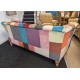 SHOWROOM CLEARANCE ITEM - Vintage Sofa Company Rutland Harlequin Patchwork 2 str Sofa SHOWROOM CLEARANCE ITEM - Vintage Sofa Company Rutland Harlequin Patchwork 2 str Sofa