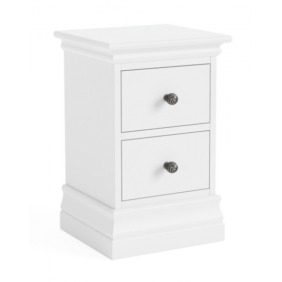 Corndell Bordeaux Narrow Bedside Chest