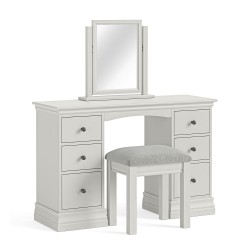 Corndell Bordeaux Double Pedestal Dressing Table Set - EASTER PROMOTION UNTIL 30-4-2025 - FREE LOVE TO SHOP VOUCHERS FOR ALL ORDERS PLACED THIS MONTH. 