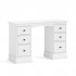 Corndell Bordeaux Double Pedestal Dressing Table  - EASTER PROMOTION UNTIL 30-4-2025 - FREE LOVE TO SHOP VOUCHERS FOR ALL ORDERS PLACED THIS MONTH. 