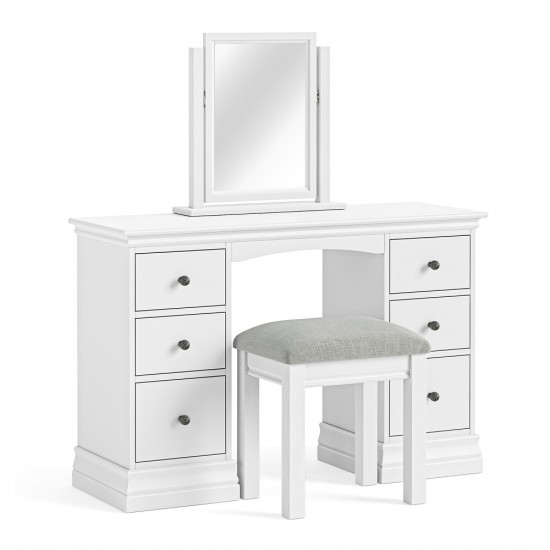 Corndell Bordeaux Double Pedestal Dressing Table Set