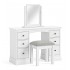 Corndell Bordeaux Double Pedestal Dressing Table Set