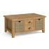 Corndell Burford 5880 Large Coffee Table with Baskets  - IN STOCK 