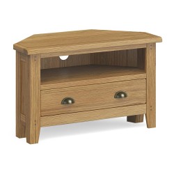 Corndell Burford 5886 Corner TV Unit with Drawer