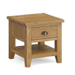 Corndell Burford 5876 Lamp Table with Drawer - EASTER PROMOTION UNTIL 30-4-2025 - FREE LOVE TO SHOP VOUCHERS FOR ALL ORDERS PLACED THIS MONTH. 