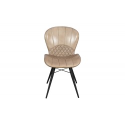 Corndell Leather Amory Dining Chair - 6193 Beige