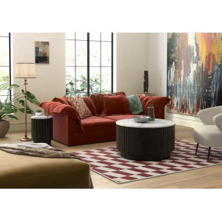 Round Side Table with Door Lucas Corndell Furniture