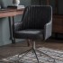 Curie Swivel Chair - Antique Ebony