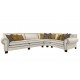 Duresta Coco Grand Split Corner Sofa with WITH Armless Unit