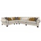 Duresta Coco Grand Split Corner Sofa with WITH Armless Unit