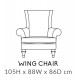 Duresta Harvard Wing Chair