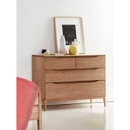 Ercol Rimini 3283 4 drawer low wide chest  - IN STOCK AND AVAILABLE WITH FREE DELIVERY - FREE LOVE TO SHOP VOUCHERS FOR ALL ORDERS PLACED THIS MONTH. 